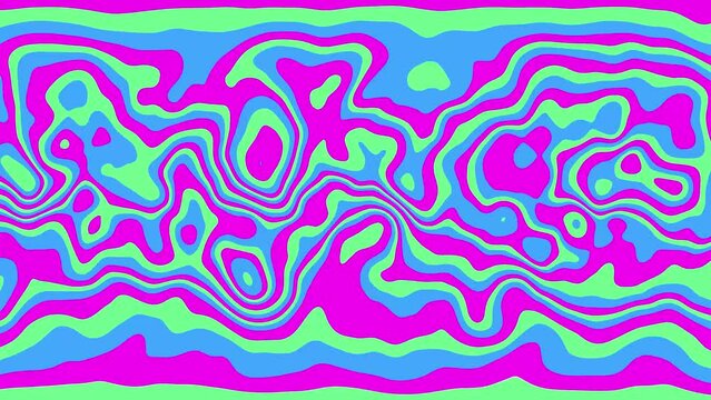 psychedelic waves, groovy hippie, abstract, abstract waves, looping abstract background