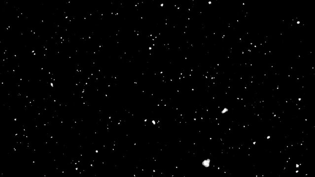 snow fall concept. Falling raindrops or snow against a black background