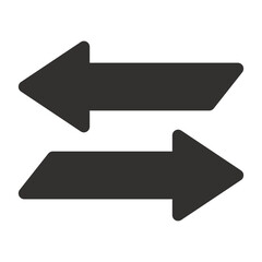 Swap Vector Solid Icon. Switch symbol. Swap Arrow icons. Swap Arrow collection. Swap Arrow - stock vector.