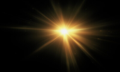 Light effect flare Glowing light explodes Light effect ray shining sun bright flash Special lens flare