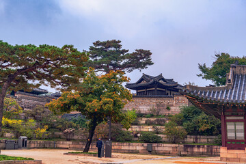창경궁에서 본 낙선재-창경궁, 서울 대한민국