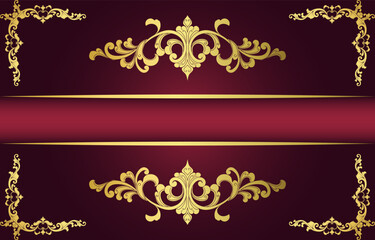 Luxurious Ornamental Mandala Background For inserting messages and cards with premium Islamic Arabic style.