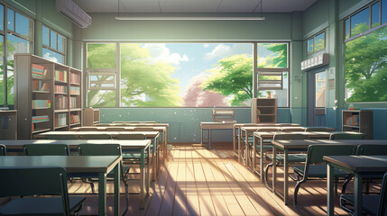 Naklejka premium classroom