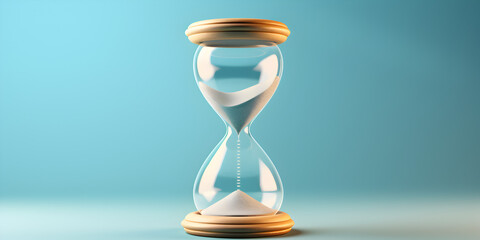 Hourglass with Sand Running Out,,
Time Running Out in an Hourglass