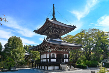 10月に参った京都市本法寺の多宝塔