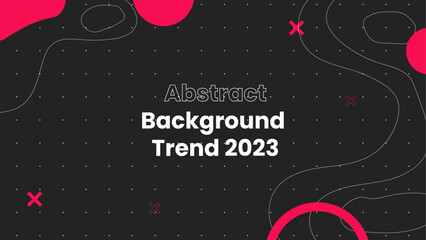 Obraz premium Minimal geometric background. Dynamic shapes composition. Eps10 vector.