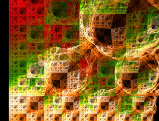 Imaginatory fractal abstract background Image