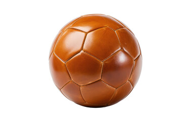 Shinning Golden Soccer Ball 3D Character Isolated on Transparent Background PNG.