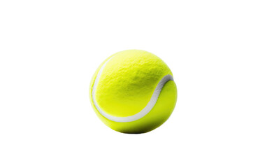 Green Tennis Ball Over grip 3D Character Isolated on Transparent Background PNG.