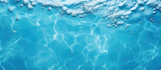 Obraz premium Birds eye view of water surface