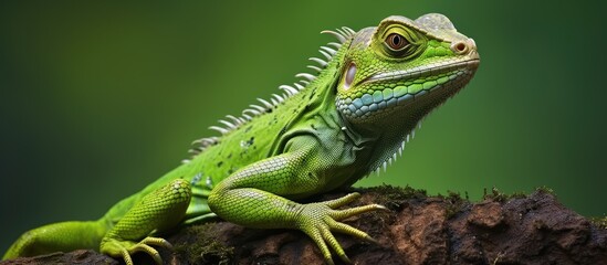 Fototapeta premium Lizard that is green