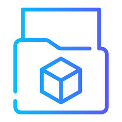 folder gradient icon