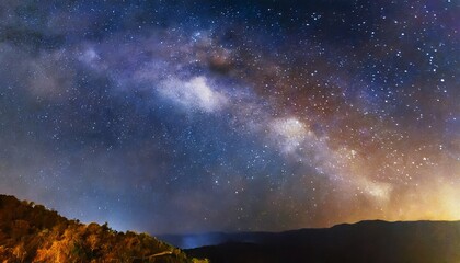 Fototapeta premium sky with stars