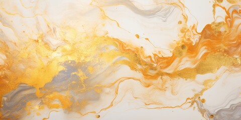 Abstract Elegance in Gold and Marble: An image that blends golden elements with the smooth patterns of marble, exuding an aura of elegance and sophistication , abstract wallpaper background