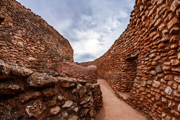narrow passage of the motilla del Azuer