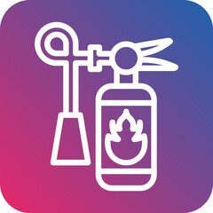 Fototapeta premium Vector Design Fire Extinguisher Icon Style