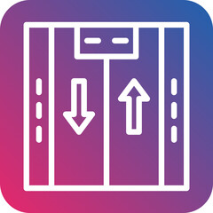 Vector Design Elevator Icon Style