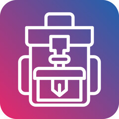 Vector Design Backpack Icon Style