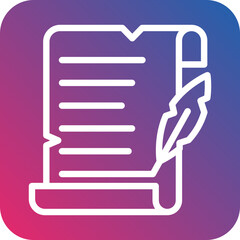 Vector Design Parchment Icon Style