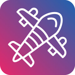 Vector Design Aircraft Icon Style