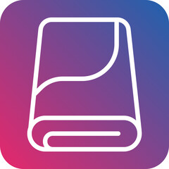 Vector Design Microfiber Cloth Icon Style