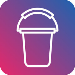 Vector Design Pail Icon Style
