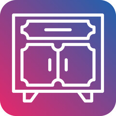 Vector Design Night Stand Icon Style