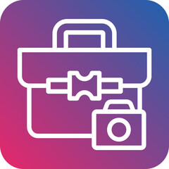 Vector Design Camera Bag Icon Style