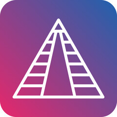 Vector Design Pyramid Icon Style