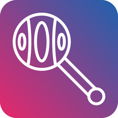Vector Design Rattle Icon Style