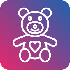 Vector Design Teddy Icon Style