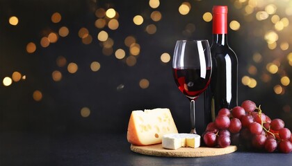 red wine and cheese