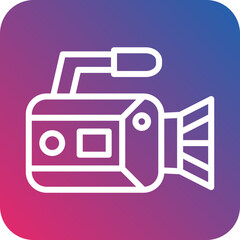 Vector Design Camcorder Icon Style