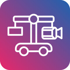 Vector Design Camera Crane Icon Style