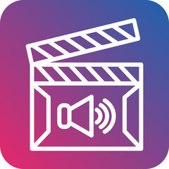 Vector Design Casting Call Icon Style