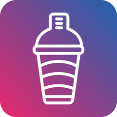 Vector Design Cocktail Shaker Icon Style