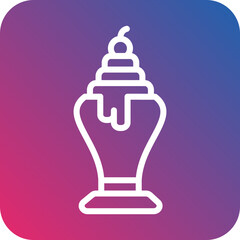 Vector Design Cream Soda Icon Style