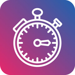 Vector Design Stopwatch Icon Style