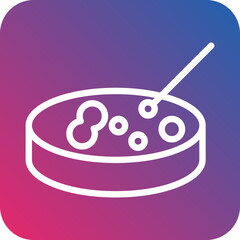 Vector Design Petri Dish Icon Style