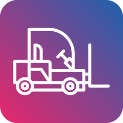 Vector Design Forklift Icon Style