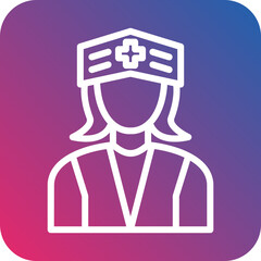 Vector Design Nurse Icon Style