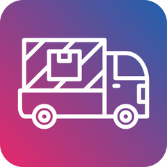 Vector Design Delivery Truck Icon Style