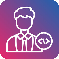 Vector Design Programmer Icon Style