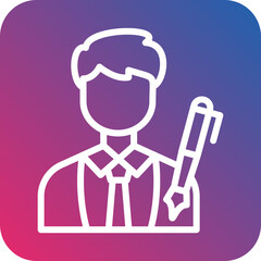 Vector Design Graphic Designer Icon Style