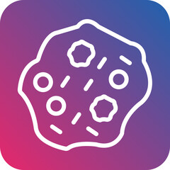 Vector Design Chocolate Chip Cookie Icon Style