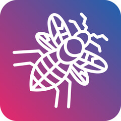 Vector Design Honeybee Icon Style