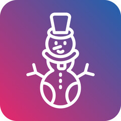 Vector Design Snowman Without Snow Icon Style