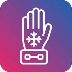 Obraz premium Vector Design Gloves Icon Style
