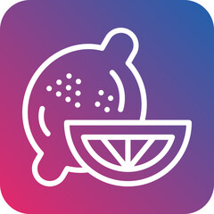Vector Design Lemon Icon Style