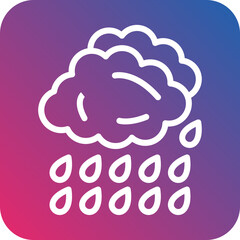 Vector Design Rain Icon Style